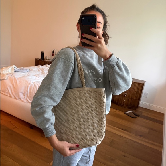 Bembien Woven Tote Bag in Beige - Women Bags - Picture 2 of 5